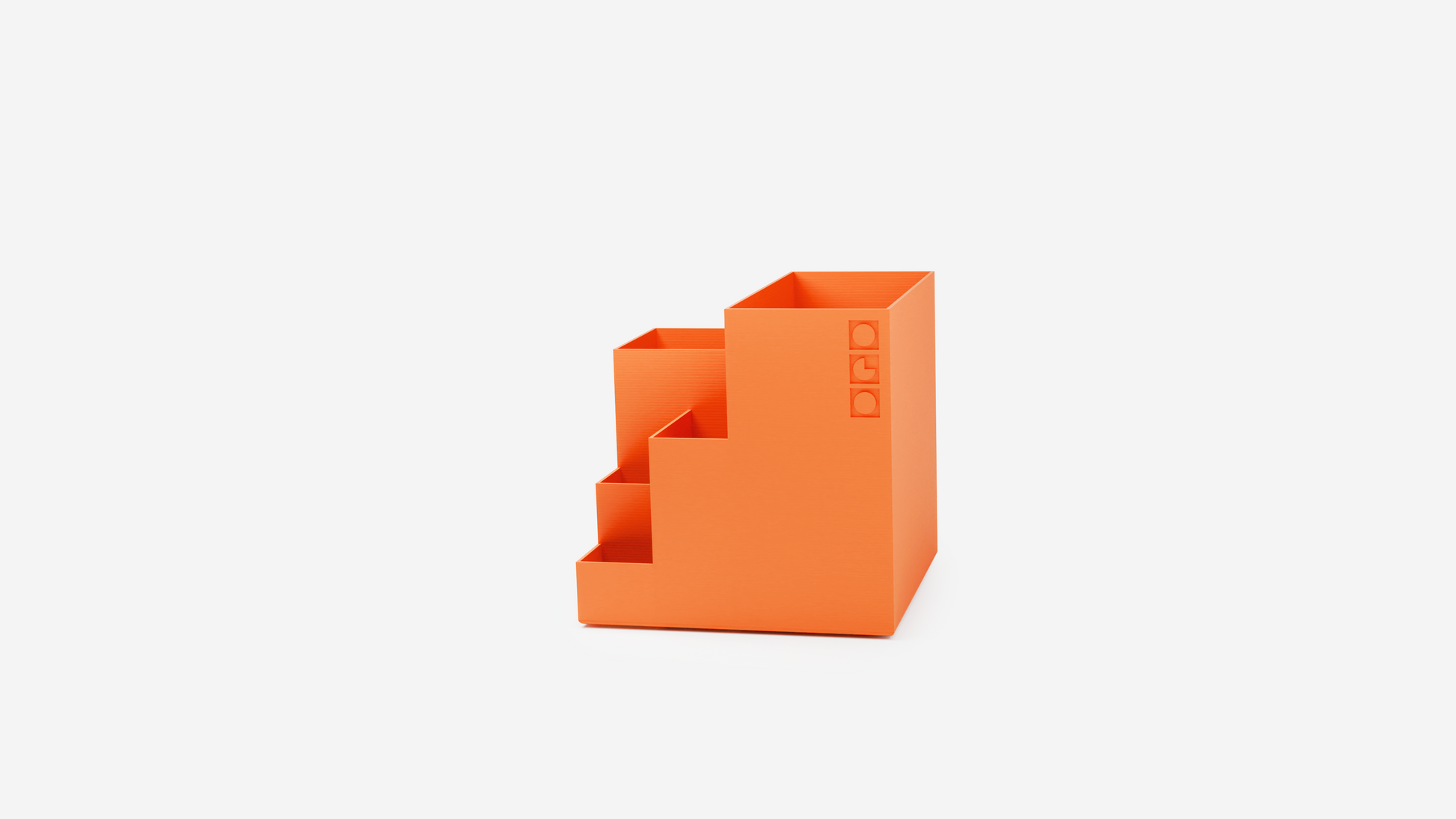  Cube designer pen holder with dedicated compartments for your stationery needs.