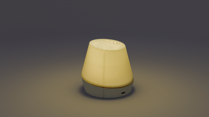 Portable Litele lamp with dimming, scene, and voice control capabilities.