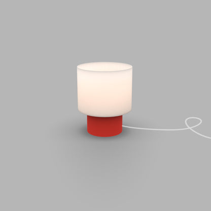 Poco Circle Lamp - RED