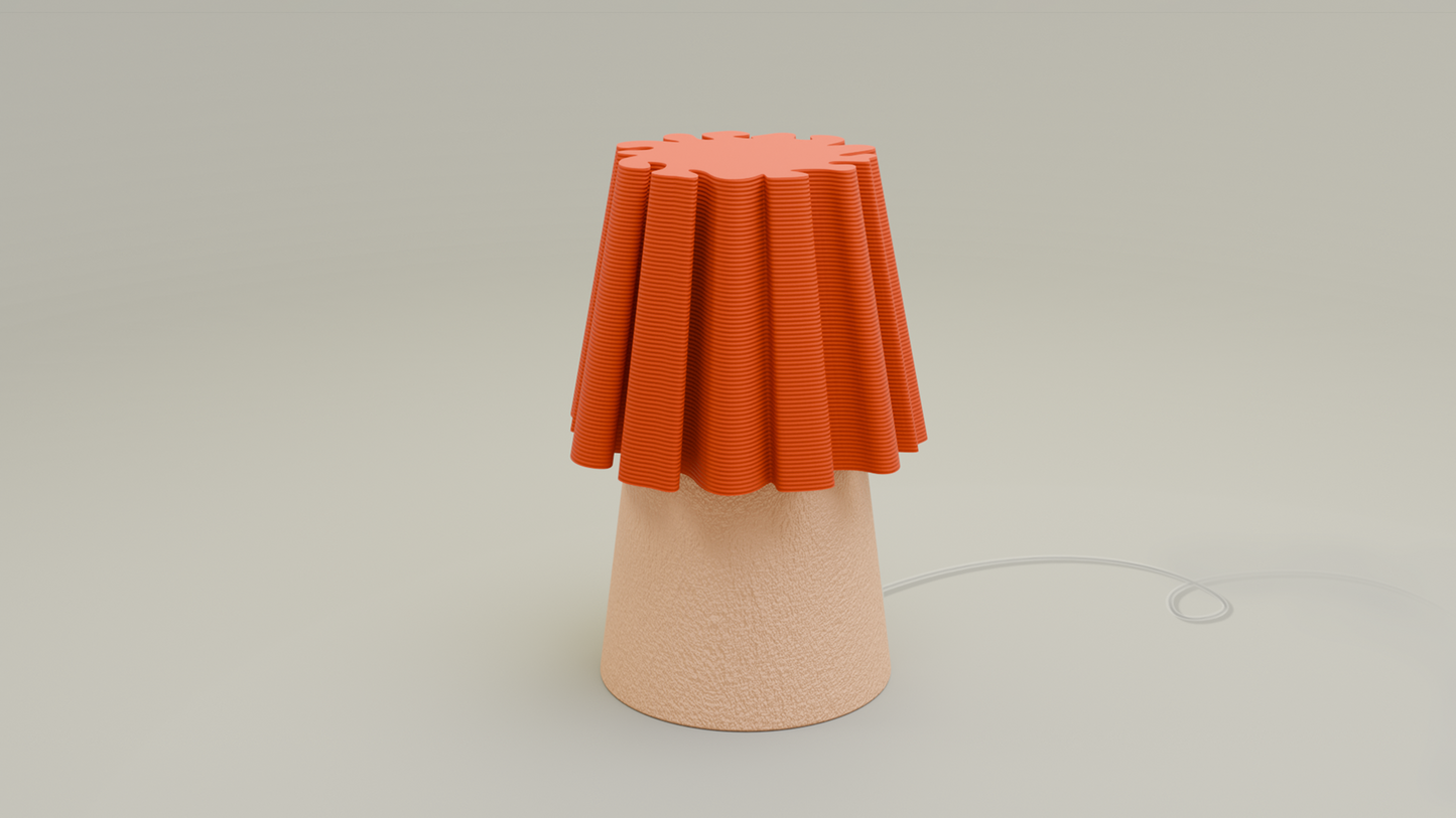 Ruffle Lamp