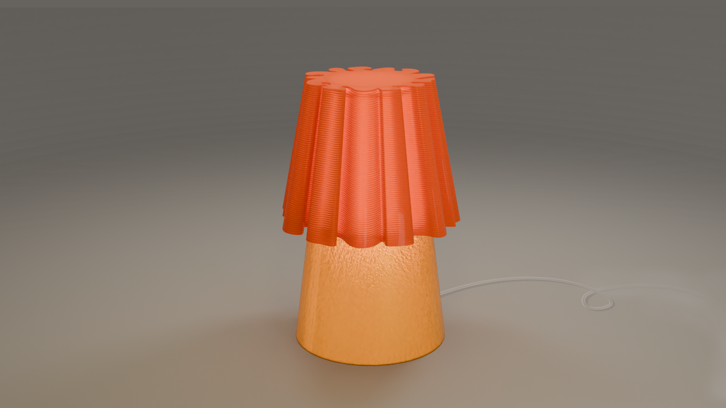 Ruffle Lamp