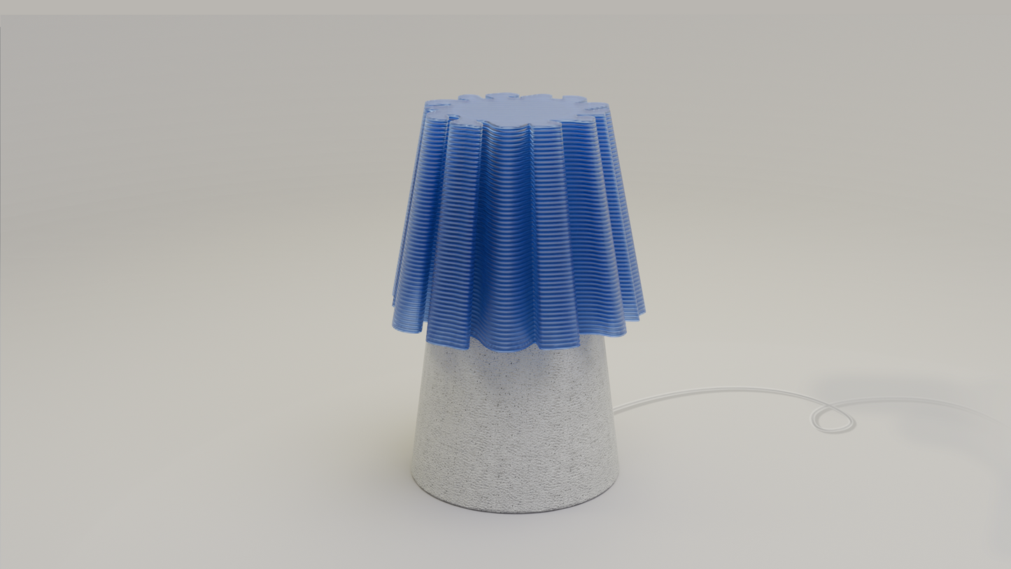 Ruffle Lamp