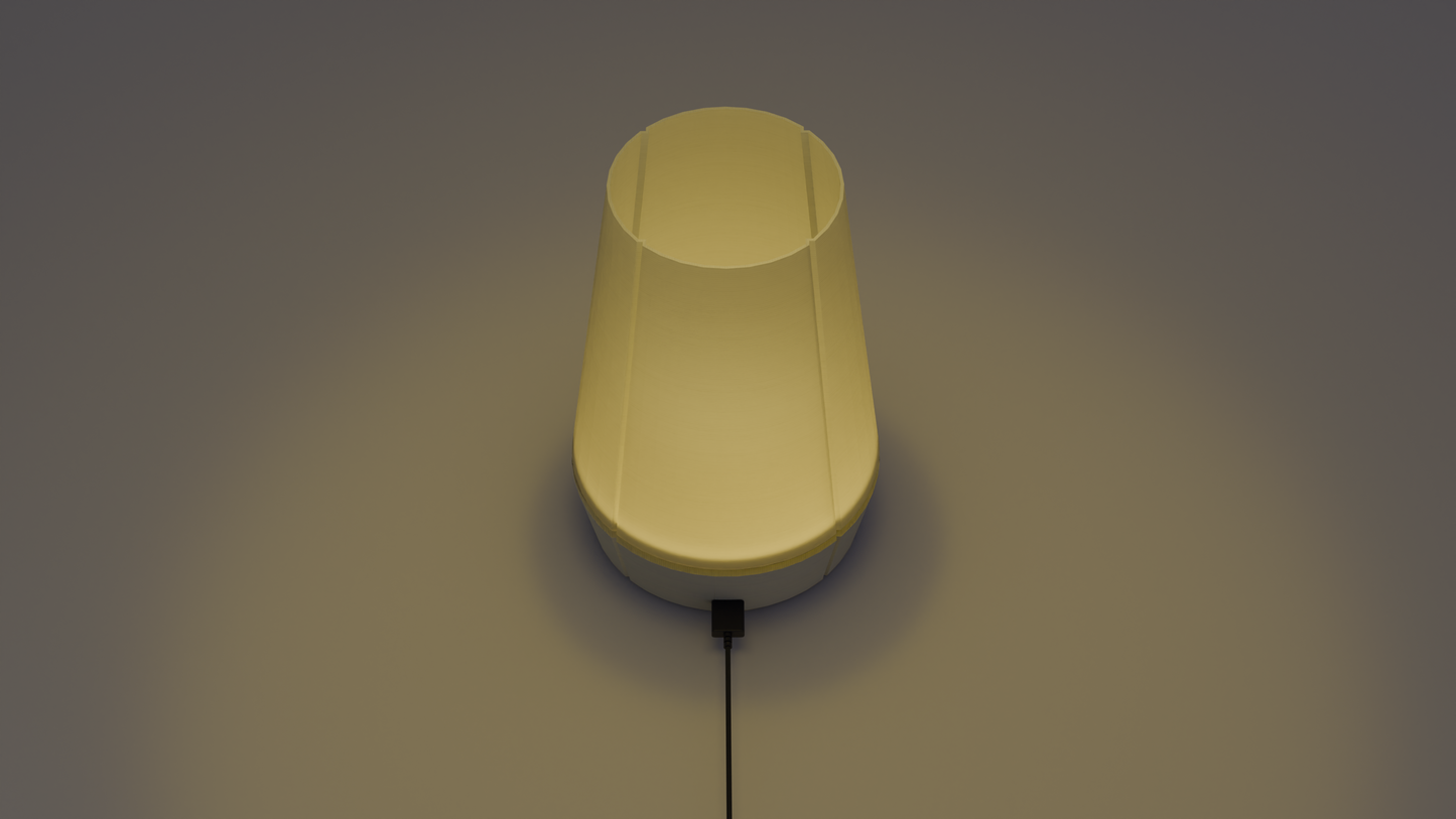 Minimalist Venti light featuring Scandinavian design and Bluetooth mesh integration.