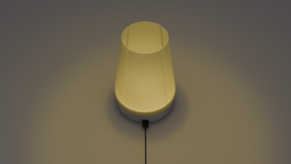 Minimalist Venti light featuring Scandinavian design and Bluetooth mesh integration.