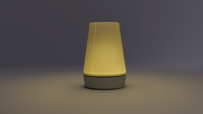 Sleek Venti table lamp with cone-shaped diffuser and Smart Life app compatibility.