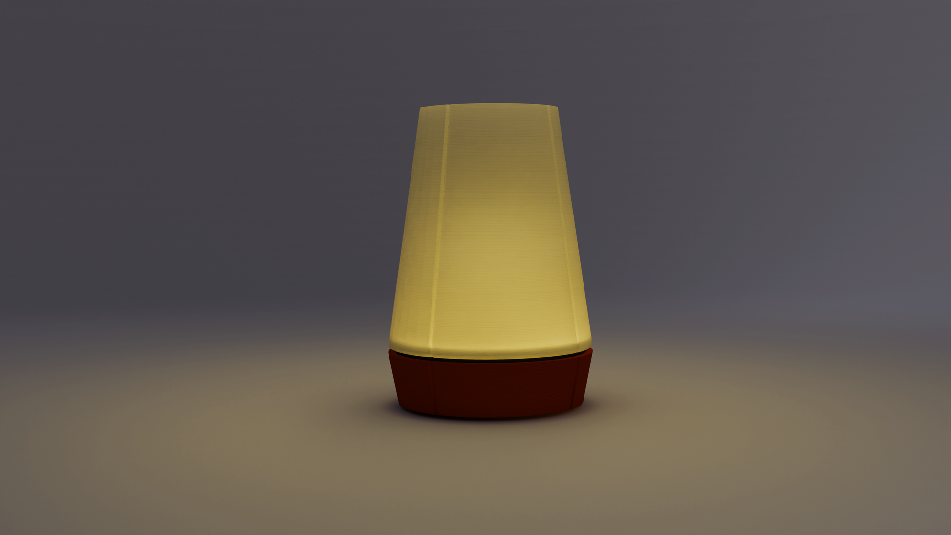 Venti portable lamp offering Scandinavian design and advanced Bluetooth capabilities.