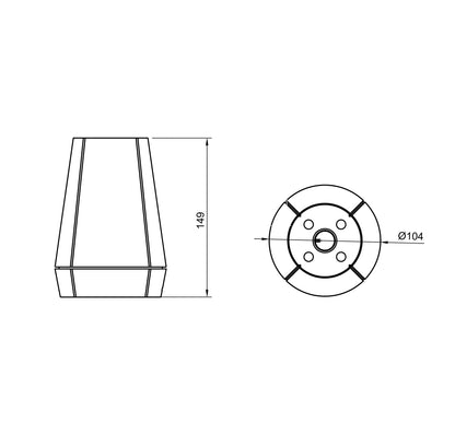 Battery operated smart table lamp with dimming, voice control, and scene setting via Tuya Smart Life app. Perfect for creating ambiance anywhere.