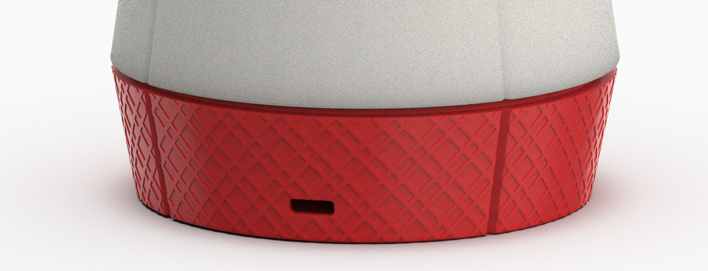 Venti Smart Lamp with stylish cross weave textured base