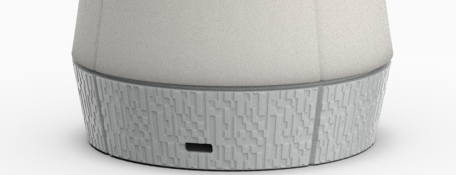 Venti Smart Lamp featuring a luxurious pixel base